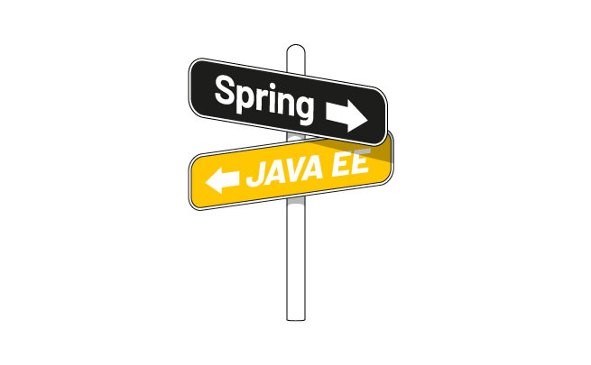 How can you benefit from replacing JavaEE with Spring?