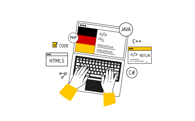 The German language in the IT industry – see how it can help you  find your dream job!