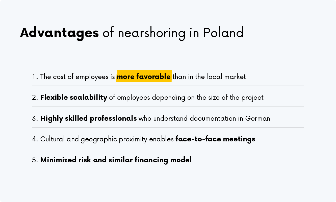 Advantages of nearshoring in time of inlation 2023