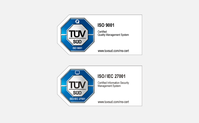 Certifications ISO 27001 et 9001 pour VM.PL