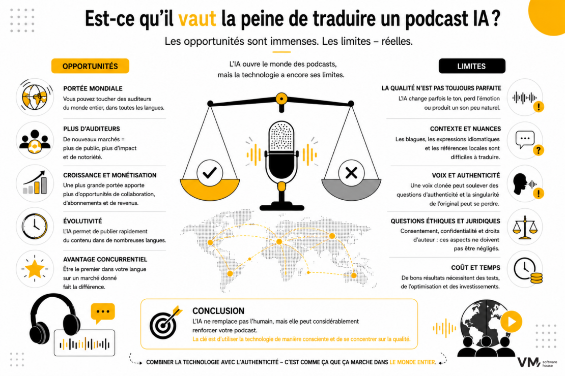 est-ce qu'il vaut la peine de traduire un podcast ia ?